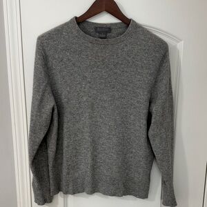 Daniel Cremieux Gray Crewneck cashmere Sweater